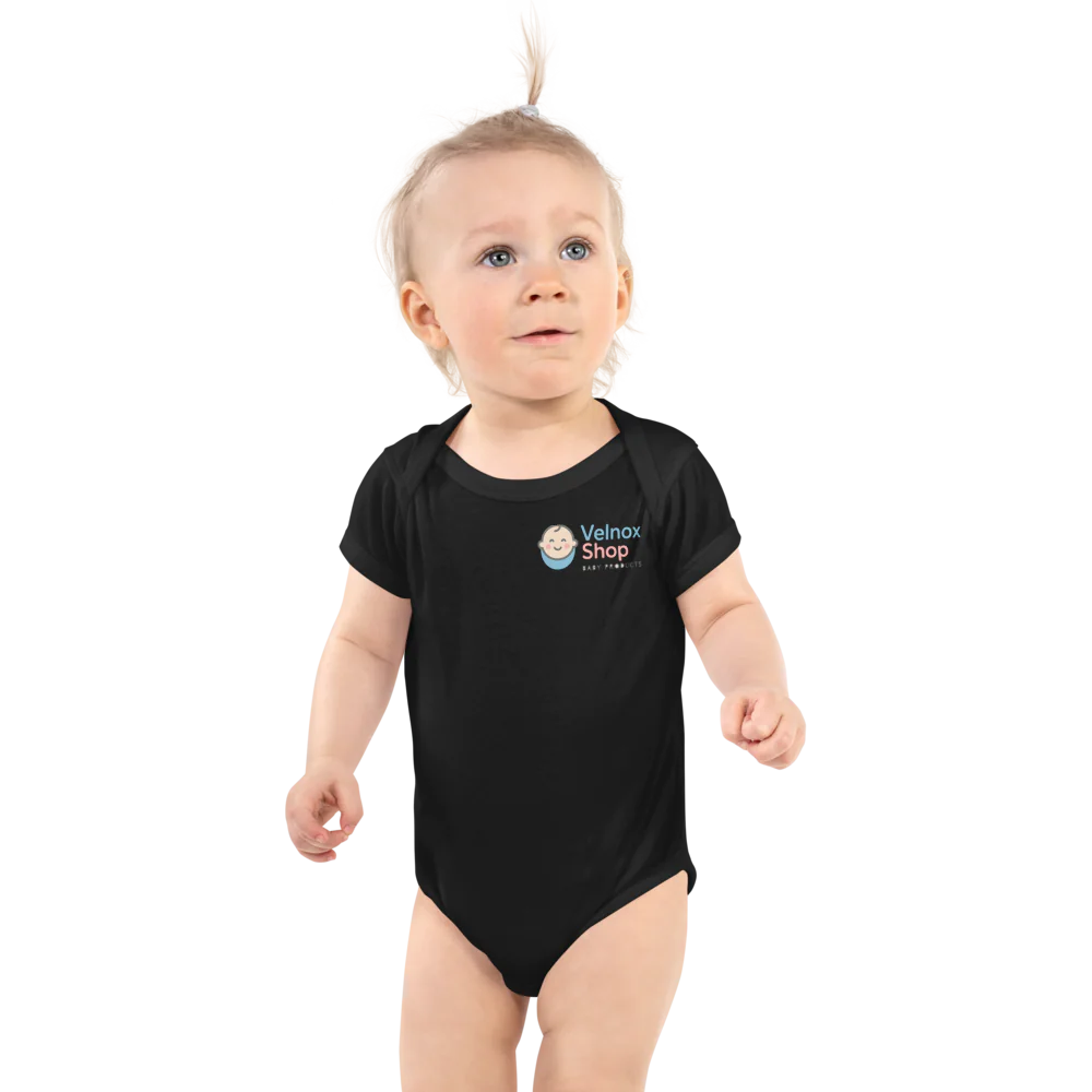 Body de Manga Corta para Bebé de VelnoxShop | Rabbit Skins 4400